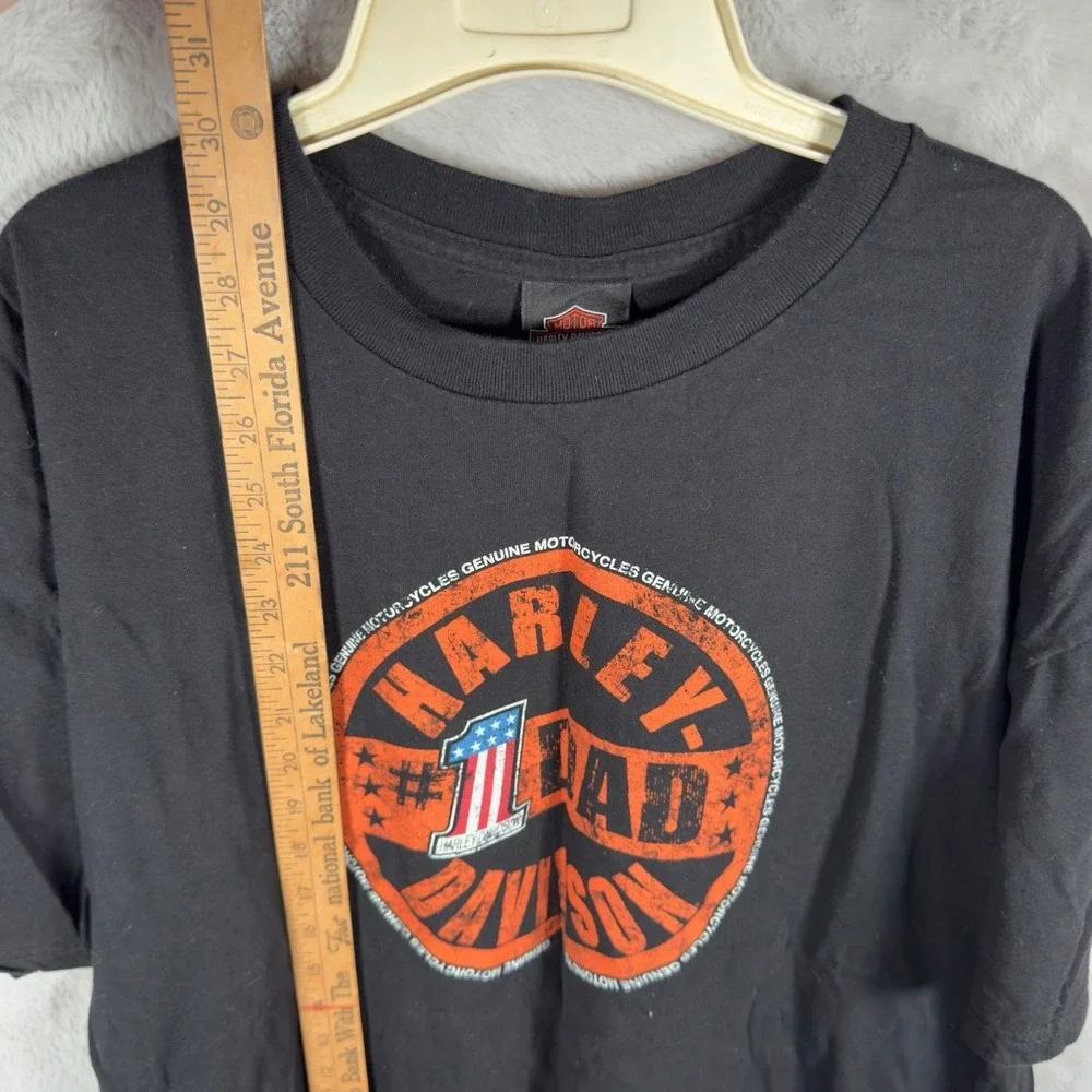 Vintage Harley Davidson‎ Chicago Windy City #1 Dad Shirt Black 2XL Feb 2005 55X3